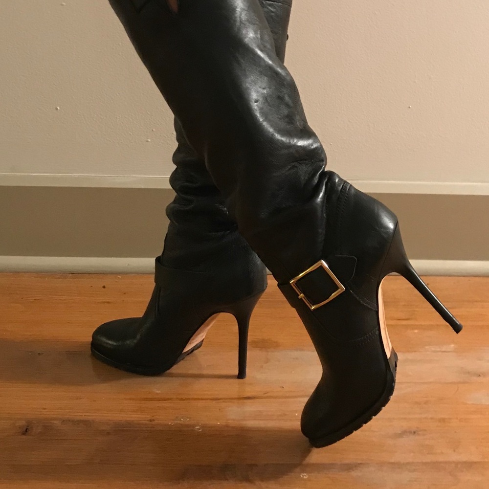 Sexy black Jimmy Choo boots